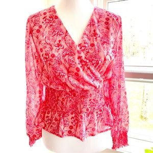 Japna Peplum faux wrap Blouse